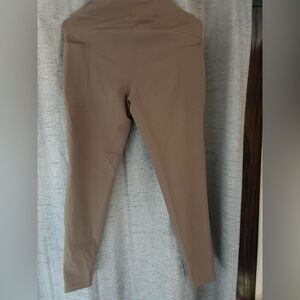 Brown High-Waisted Leggings worn once